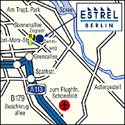 Anfahrt Hotel Estrel Berlin, Detail