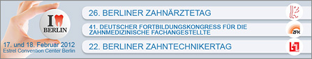 Logo Berliner Zahn&auml;rztetag - Berliner Zahntechnikertag - Fortbildungskongress ZFA 2012