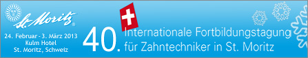Logo 40. Internationale Fortbildungstagung f�r Zahntechniker in St. Moritz 2013